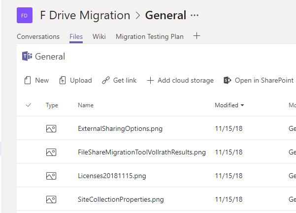 Document and channel migration example